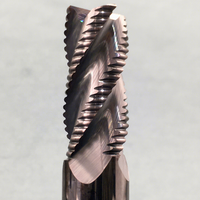 Promo Panas Mata Bor Router Karbida 4 Mata Pisau 10mm Shank, Kustomisasi ODM/OEM, Pemotong Ukiran Kayu CNC, Helix Milling 35/45