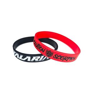 No Minimum Order Sports Basketball Silicone Waterproof Screen Printed Custom Color Custom Logo Promotional Wristbands - Product Image 4