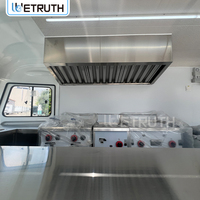 Wetruth Food Truck Électrique Mobile avec Cuisine Complète, Camionnette de Cuisine Mobile, Stand à Hot-dogs, Chariots à Café, Food Truck à Tacos