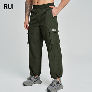 RUIQUWIN 2026 Nuevos Pantalones Cargo Casuales para Hombre, de Lona, Secado Rápido, Transpirables, para Correr, Fitness, Senderismo, Trabajo y Uso Diario - Product Image 1