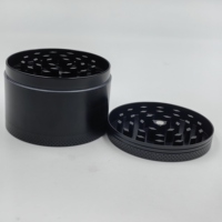 Moulin à herbes en alliage de zinc personnalisé avec logo OEM, couleur personnalisée, pour tabac et herbes, 63 mm, accessoire métallique