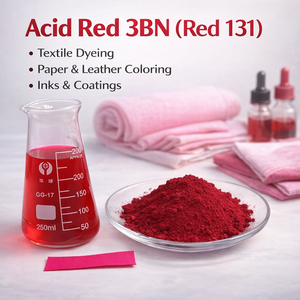 Tinte Ácido Lie Chen Rojo Rosa 3Billion, Tinte Textil Directo para Lana y Fibra de Acetato, Polvo de Color CAS 12234-99-0 - Product Image 1