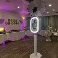 Photomaton de haute qualité pour iPad avec flash, compatible iPad 12.9 avec étui