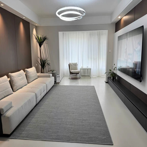 Tùy chỉnh kích thước cao cấp trang trí nội thất hiện đại tối giản phong cách <span class=keywords><strong>2025</strong></span> ánh sáng mới sang trọng phòng khách len pha trộn Thảm sảnh khách sạn - Product Image 2