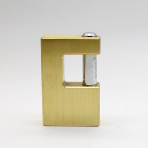 แม่กุญแจ<span class=keywords><strong>ท</strong></span>องแดงทองเหลืองป้องกันขโมยทรงสี่เหลี่ยมผืนผ้า - Product Image 2