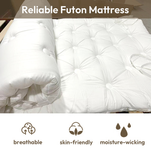 60"x 80" Queen Thicken Memory Foam Roll up Foldable Floor Lounger Japanese Tatami Mat <strong>Futon</strong> Folding <strong>Mattress</strong> - Product Image 4