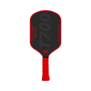 USAPA Approuvé 16mm Contrôle Thermoformé Personnalisé Pro Pagaie de Pickleball en Fiber de Carbone