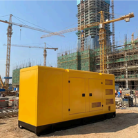 Générateur diesel silencieux 30KW 40KW 50KW, sortie triphasée AC, 1500 tr/min, groupe électrogène portable insonorisé pour l'industrie de la construction