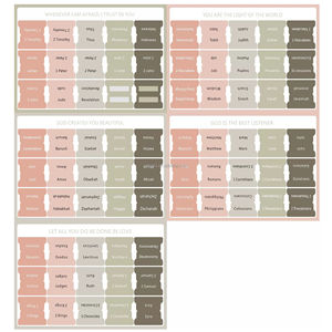 Pegatinas <span class=keywords><strong>de</strong></span> índice bíblico Colores pastel suaves Acceso rápido <span class=keywords><strong>de</strong></span> alta calidad para estudio <span class=keywords><strong>de</strong></span> marcado bíblico Diseño personalizado - Product Image 2