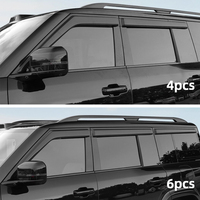Déflecteurs de Vitres pour BYD Formula Leopard Titanium 7 Ti7 EV – Accessoires Extérieurs de Voiture – 4/6 Pièces en Acrylique – Protection et Décoration