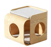 Maison pour animaux de compagnie universelle quatre saisons, vente en gros d'usine, villa de luxe amovible en bois pour chiens et chats, mobilier pour animaux de compagnie