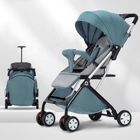 Vente Directe Usine Poussette Bébé de Luxe Multifonctionnelle Légère Pliante à Cadre en Aluminium pour Voyage
