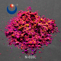 Poudre de pigment holographique caméléon Galaxy Flakes pour la décoration de vernis à ongles et le revêtement de résine époxy