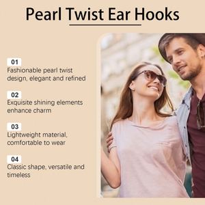 ต่างหูแบบหนีบประดับมุกทรงบิดเกลียว ดีไซน์เรียบหรู เข้าได้กับทุกชุด - Product Image 5