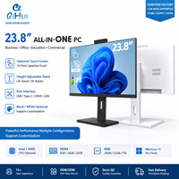Computadora de Escritorio Todo en Uno AIO de 23.8 Pulgadas con Pantalla Táctil Opcional, GPU Dedicada, Cámara Emergente, Soporte Giratorio Ajustable, OEM