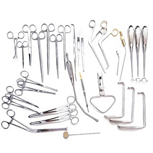 ชุดเครื่องมือผ่าตัดต่อมทอนซิลและอะดีนอยด์แบบแมนนวลสำหรับขายส่งยี่ห้อ BISONS จำนวน 30 ชิ้น คุณภาพสูง ใช้ซ้ำได้ ชุดผ่าตัดหู คอ จมูก ทำจากสแตนเลส ได้รับมาตรฐาน CE - Product Image 1