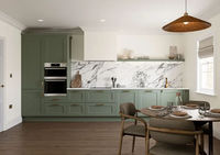 Vermonhouzz - Armoire de cuisine sur mesure pour usage domestique - Meubles de cuisine traditionnels - Armoire de cuisine en bois avec comptoir en quartz