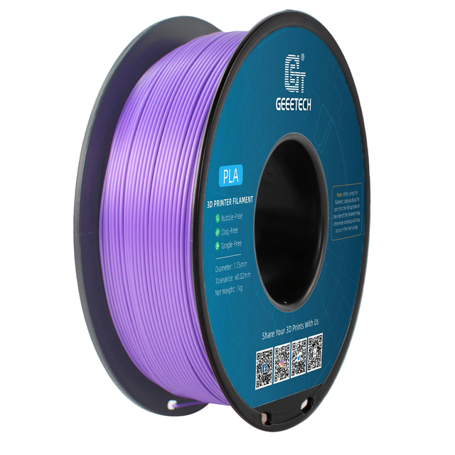 3D Printer Filament Factory PLA Purple Filament 1.75mm 1KG Dimensional Accuracy +/- 0.02mm Fits for Fdm 3D Printer