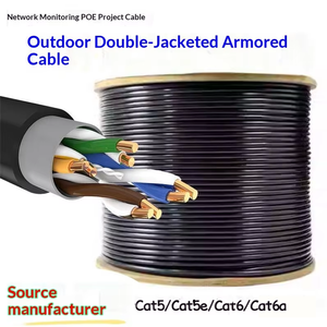 <span class=keywords><strong>Cable</strong></span> de Aluminio de Alta Conductividad Kneysum, de Ocho Núcleos, Par Trenzado, G652D, Impermeable, Resistente al Sol, CAT5 CAT5E CAT6 CAT6A 23AWG - Product Image 3