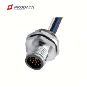 Étanche a Code 12 17Pin M12 Mâle Droit Automobile Connecteur Câble IP67 Soudure Connexion - Product Image 1