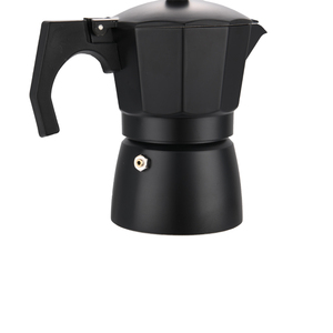 <span class=keywords><strong>Cafetera</strong></span> Moka redonda <span class=keywords><strong>Normal</strong></span>, máquina de café de aluminio con fondo de rosca negra, más de 10 - Product Image 6