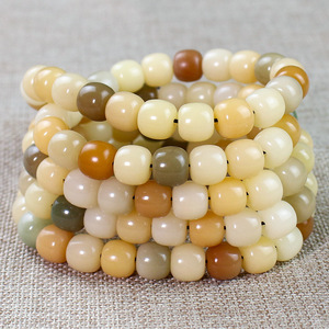 Wood Beads Round 17 Pcs Ethnic Style Loose Beads For Jewelry Making Bracelet DIY <b>Necklaces</b> - Product Image 3