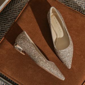 Zapatos Planos de Ballet con Punta en Pico, Impermeables, Elegantes, de Una Sola Correa para Mujer, Versátiles, Disponibles en Todas las Temporadas, Venta al Por Mayor - Product Image 4