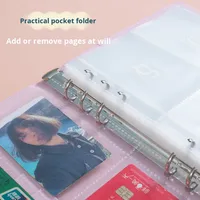 Ringbuch Budgetplaner Agenda Bargeld-Aufbewahrung Zählbuch Kindergeschenk Personalisiertes A6 PU-Leder Ringbuch