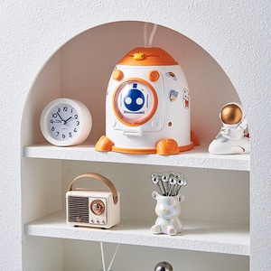 Songtai Creative Children's Piggy Bank Nuevo diseño de cohete accesible Cajero automático de plástico seguro para ahorrar Dormitorio Sala de estar Escritorio - Product Image 3
