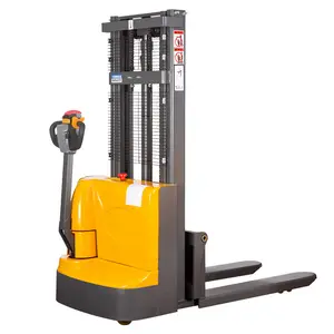 Wankailun 1.5t Forklift Truck Pallet Self Lifting Lift Semi Electric Pallet Stacker