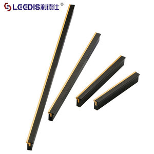 LGEDIS Aluminum Alloy Cabinet Door Handle Bar Black Minimalist Wardrobe Furniture Hardware - Product Image 3