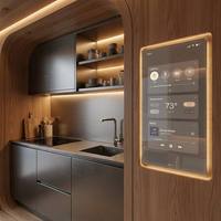 Maison préfabriquée de luxe FY Luxury Apple Cabin, maison modulaire ronde en forme de pomme, maison mobile, villa de glamping, mini-maison