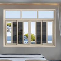 Puerta Corredera de Aluminio de 3 Vías, Eficiente Energéticamente, con Doble Acristalamiento, Deslizamiento Suave, Precio Económico