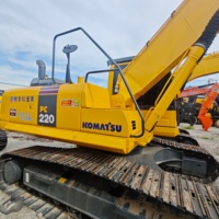 Excavatrice Komatsu d'occasion de haute qualité et à prix abordable, 22 tonnes, modèles PC220, PC220-8, PC220-7, excavatrice d'occasion Komatsu PC220 à vendre