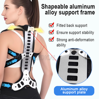 Correcteur de posture et soutien dorsal pour le dos courbé, la scoliose, la kyphose et les fractures compressives vertébrales, pour hommes et femmes