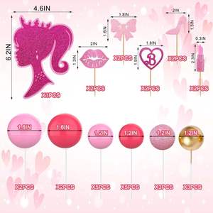 Toppers <span class=keywords><strong>de</strong></span> <span class=keywords><strong>pastel</strong></span> <span class=keywords><strong>de</strong></span> lápiz labial <span class=keywords><strong>de</strong></span> tacón alto y Perfume Toppers <span class=keywords><strong>de</strong></span> feliz <span class=keywords><strong>cumpleaños</strong></span> Selecciones <span class=keywords><strong>para</strong></span> mujeres <span class=keywords><strong>de</strong></span> moda o niños Suministros <span class=keywords><strong>de</strong></span> boda <span class=keywords><strong>de</strong></span> <span class=keywords><strong>cumpleaños</strong></span> - Product Image 2