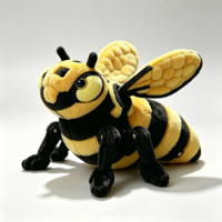 Jouets en peluche personnalisés, animaux de fête en tissu de coton long et rembourrés de coton PP, couleur personnalisée, pour enfants