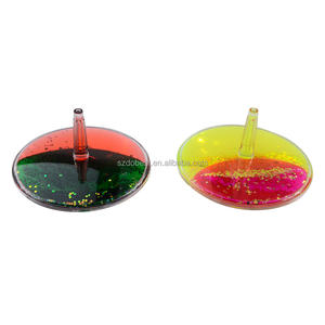 Vente chaude Liquide Rotatif Jouet Top Enfants Populaire Pas Cher Usine Vente Nouveau Design Petit Toupie Vacances D'affaires Cadeau Acrylique - Product Image 3