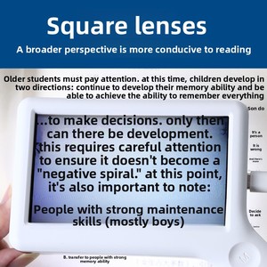 Aide à la vision électronique HD portable pour la lecture de livres et de journaux avec <span class=keywords><strong>loupe</strong></span> numérique électronique pour malvoyants XT-8686 - Product Image 2