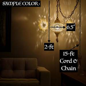 SIMIG, lámpara colgante del sudeste asiático, lámpara de <span class=keywords><strong>techo</strong></span> mediterránea exótica, <span class=keywords><strong>globo</strong></span> hecho a mano para mesa de cena, Hotel, restaurante - Product Image 6