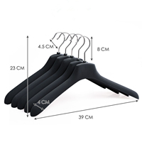 Cintres en acier inoxydable moulé par injection XIQI, antidérapants, en velours, pour magasin de vêtements, cintre personnalisé avec logo et utilisation dans la garde-robe