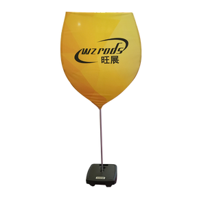 3D Hiển Thị Đèn Lồng Hình Dạng Ngọn Lửa Khuyến Mại <span class=keywords><strong>Pop</strong></span> Lên Biểu Ngữ Cờ Đứng Đối Với Quảng Cáo - Product Image 4