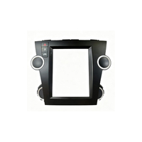Kit de montage de tableau de bord pour autoradio Android avec boîtier Canbus et décodeur, en ABS, pour Toyota Highlander 2009-2014