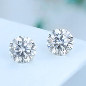 Moissanite synthétique ronde blanche <span class=keywords><strong>de</strong></span> 6,5 mm, <span class=keywords><strong>1</strong></span> <span class=keywords><strong>carat</strong></span>, taille <span class=keywords><strong>diamant</strong></span>, en vrac, <span class=keywords><strong>prix</strong></span> au <span class=keywords><strong>carat</strong></span> - Product Image 2