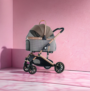 Toptan hızlı kurulum 4-Wheel köpek arabası arabası büyük Bred veya 2 köpekler için tekerlekli evcil hayvan taşıyıcı seyahat için - Product Image 2