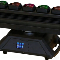 Éclairage professionnel pour scène DJ, 7 pièces * 15W RGBW DMX-512, en fer, aluminium et plastique