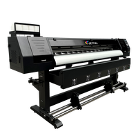 Impresora solvente ecológica 1,6 M 5 pies XP600 I3200 Plotter solvente ecológico de gran formato para máquina de impresión de pancartas adhesivas Impresora digital