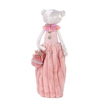 Zaves Dame un abrazo 51CM mujer rosa oso sin ojos juguete de peluche boda Día de San Valentín pareja regalo decoración interior fabricante de muñecas personalizado