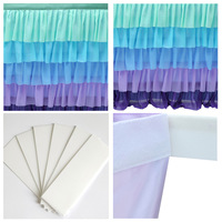 Jupe de Table en Tulle, nappe Tutu pour Baby Shower, décorations de fête d'anniversaire, Banquet, mariage, maison, fournitures de Table