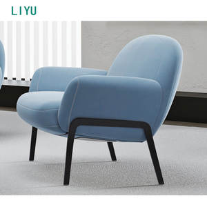 ชุดโซฟาสำนักงานผู้บริหาร ลี่หยู ดีไซเนอร์โฮมเฟอร์นิเจอร์ เก้าอี้เดี่ยวหนังแท้ ราคาประหยัด ชุดโซฟาต้อนรับ - Product Image 3